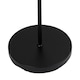 image 6 of First Choice Lighting Pair of Black Floor Lamp with Opal Globe Shades Black
