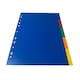 image 4 of A4 5 Part Polypropylene Dividers with Reinforced Index Cover