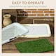 image 10 of PawHut Dog Toilet Indoor w/ Artificial Grass, Grid Panel, Tray, 63 x 48.5cm