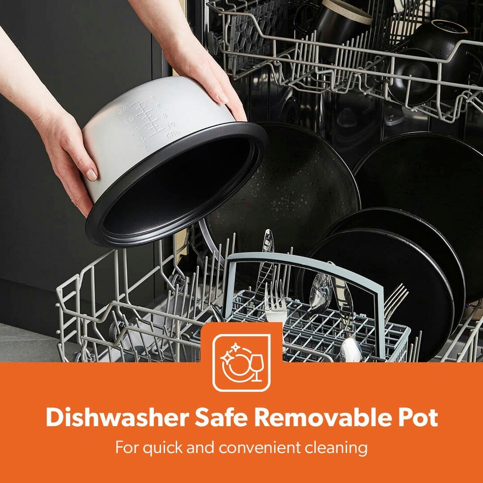 image 1 of GEEPAS 1.8L Rice Cooker with Steamer, 700W