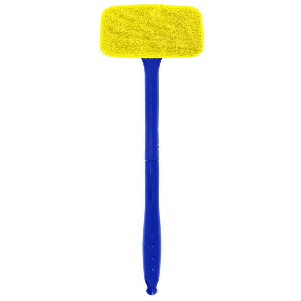 image 1 of 2Pcs Goodyear Windscreen Wonder Microfibre Cleaning Defogging Pad Long Handle Blue