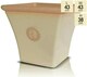 image 3 of Primrose Terracotta Flared Square Tuscan Planter in Light Pistachio 44cm