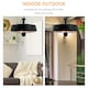 image 8 of Outsunny Adjustable Infrared Halogen Ceiling Mounted Light Heater 1000/2500W