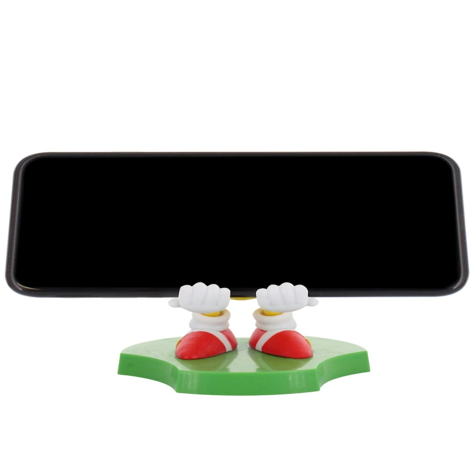 image 1 of Cable Guys Holdems Sonic The Hedgehog Super Mini Phone Stand and Device Holder Yellow
