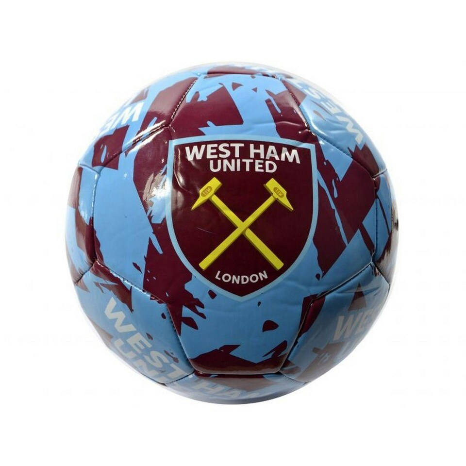 West Ham United FC Graffiti Football - Claret/Sky Blue/Yellow - 5