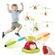 image 1 of 5 in 1 Kids Sports Activity Game Set Jump Challenge Aerobie Toss Ring Obstacle Game