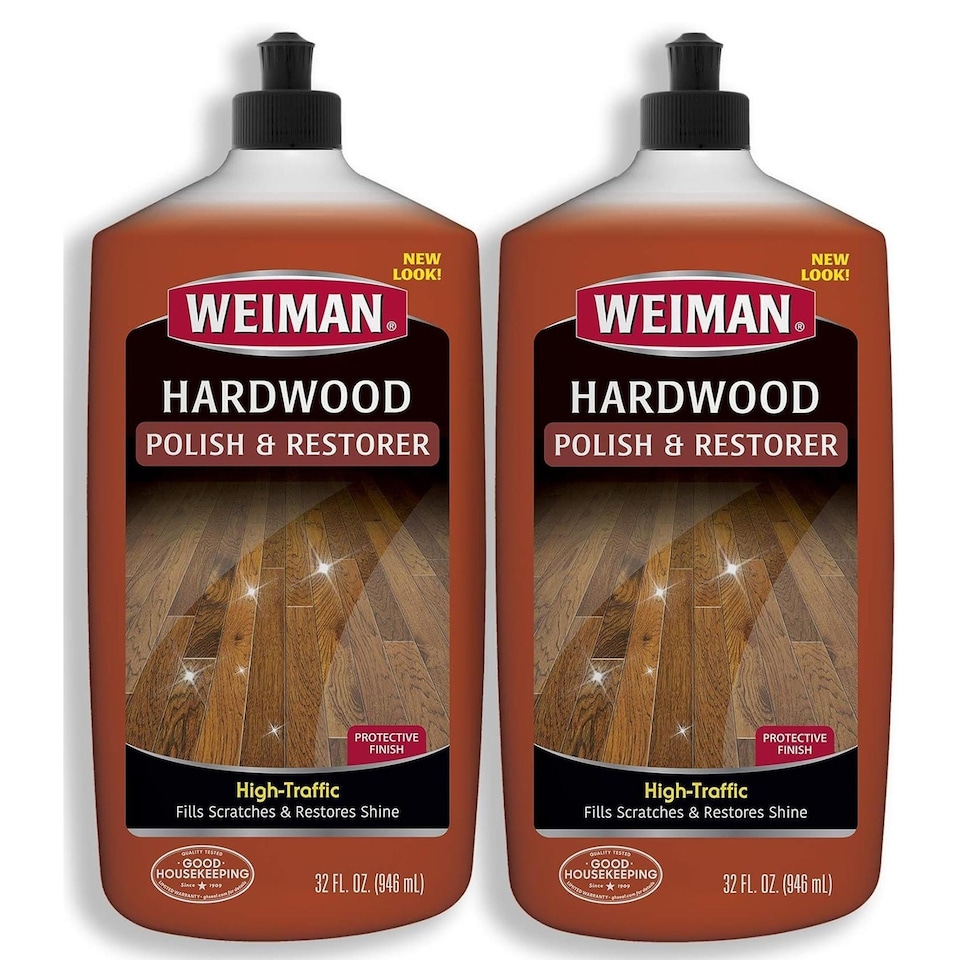 image 1 of Weiman Hardwood Floor Polish and Restorer Cleaner and Polish 2 Pack 946ml