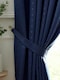 image 2 of Adison Lined Pencil Pleat Taped Curtains - 229cm x 183cm - Navy