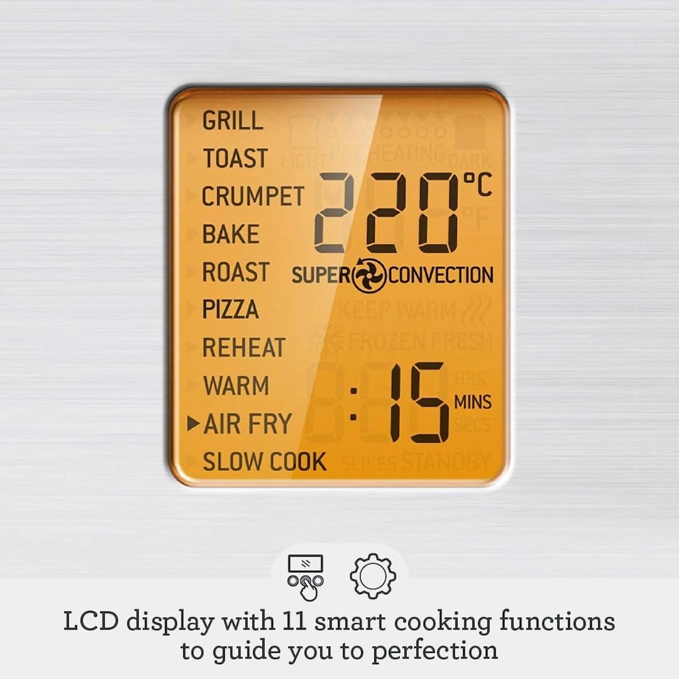 image 1 of Sage The Smart Oven Air Fryer, Toasts, Grills, Bakes, Roasts, Airfries, Reheats and Slow Cooks, Brushed Stainless Steel