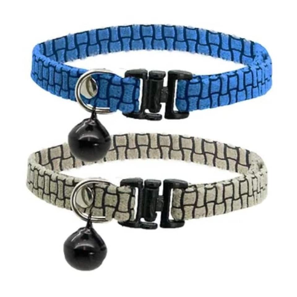 Cat Circus Embossed Velvet Kitten SafetyCollar N/A | S