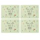 image 1 of English Tableware Company Bee Happy Set of 4 Placemats