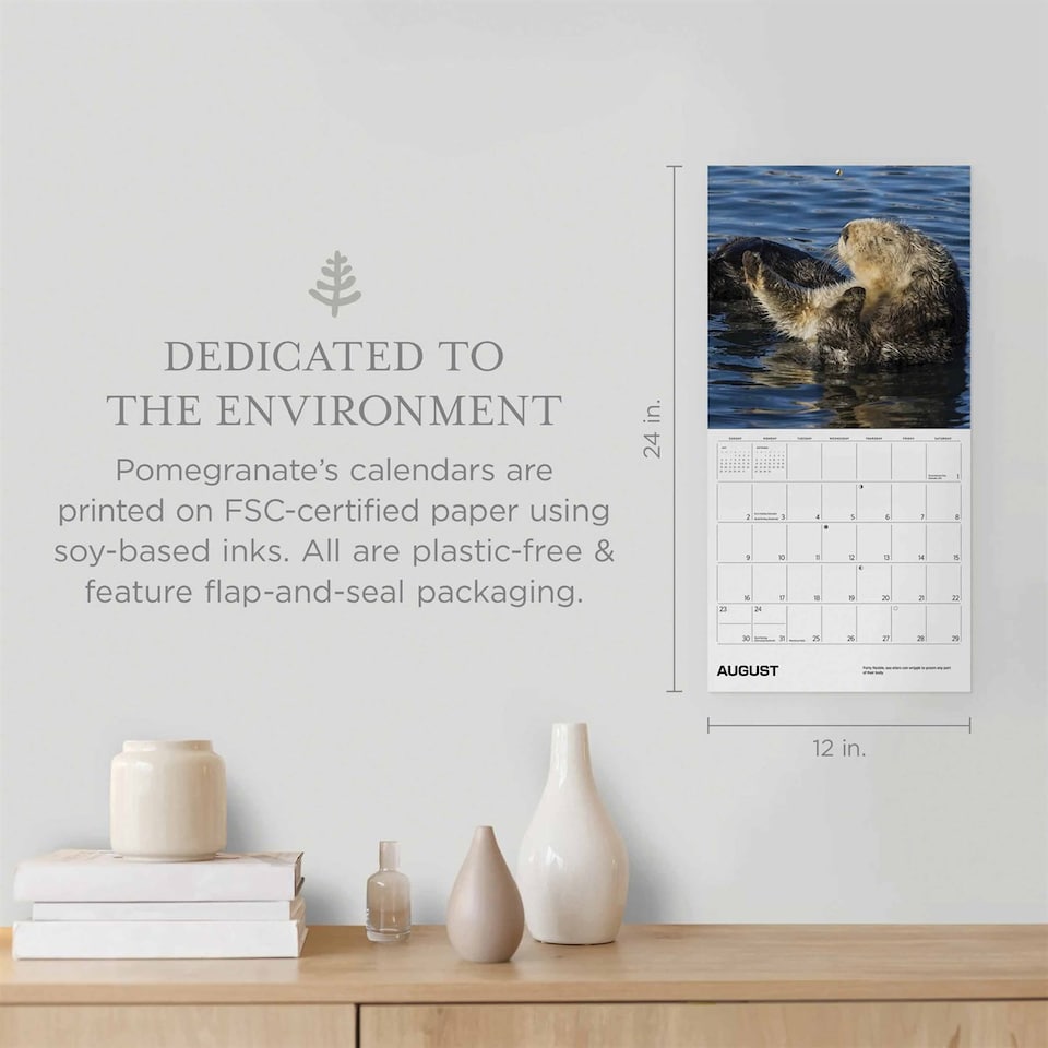 image 1 of Sea Otters Calendar 2026