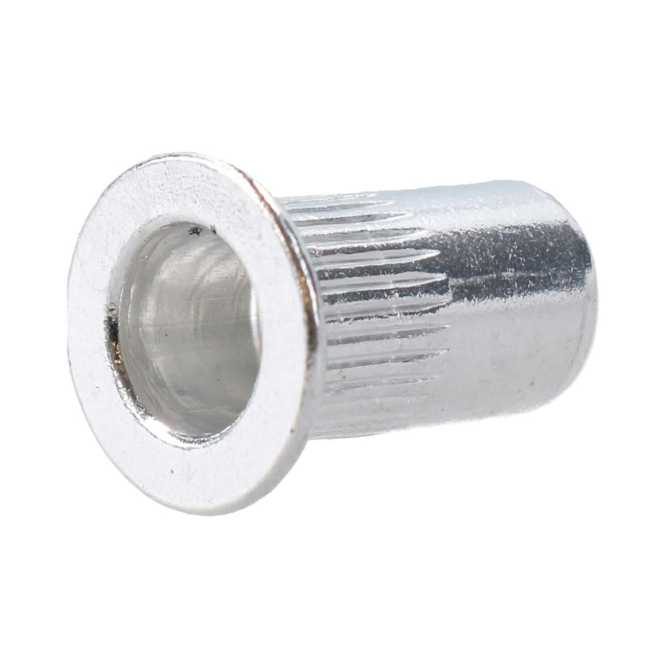 image 1 of M5 5mm Alu Nut Serts Riveting Nuts Rivet Threaded Inserts Blindnut Rivnut 50pc