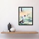 image 4 of Beauties Harvesting Bracken Vintage Japan Framed Wall Art Print Gekko 12x16"