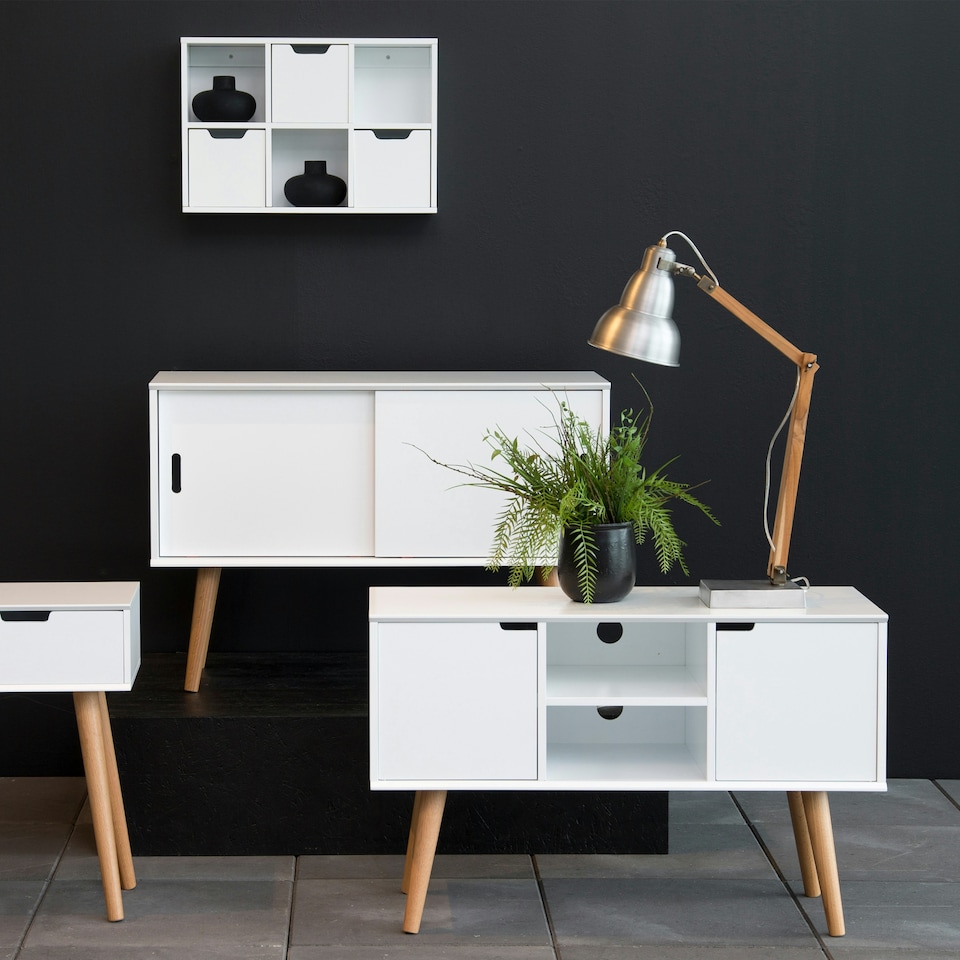 image 1 of Mitra 2 Door Sideboard in White
