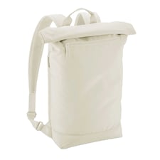 Bagbase Simplicity Lite Roll Top Backpack | Brown | Beige | One Size | 1