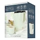 image 3 of KitchenPerfected 1000w 0.9Ltr Corded Lightweight Travel Kettle with 2 cups - Cream - E1201WI