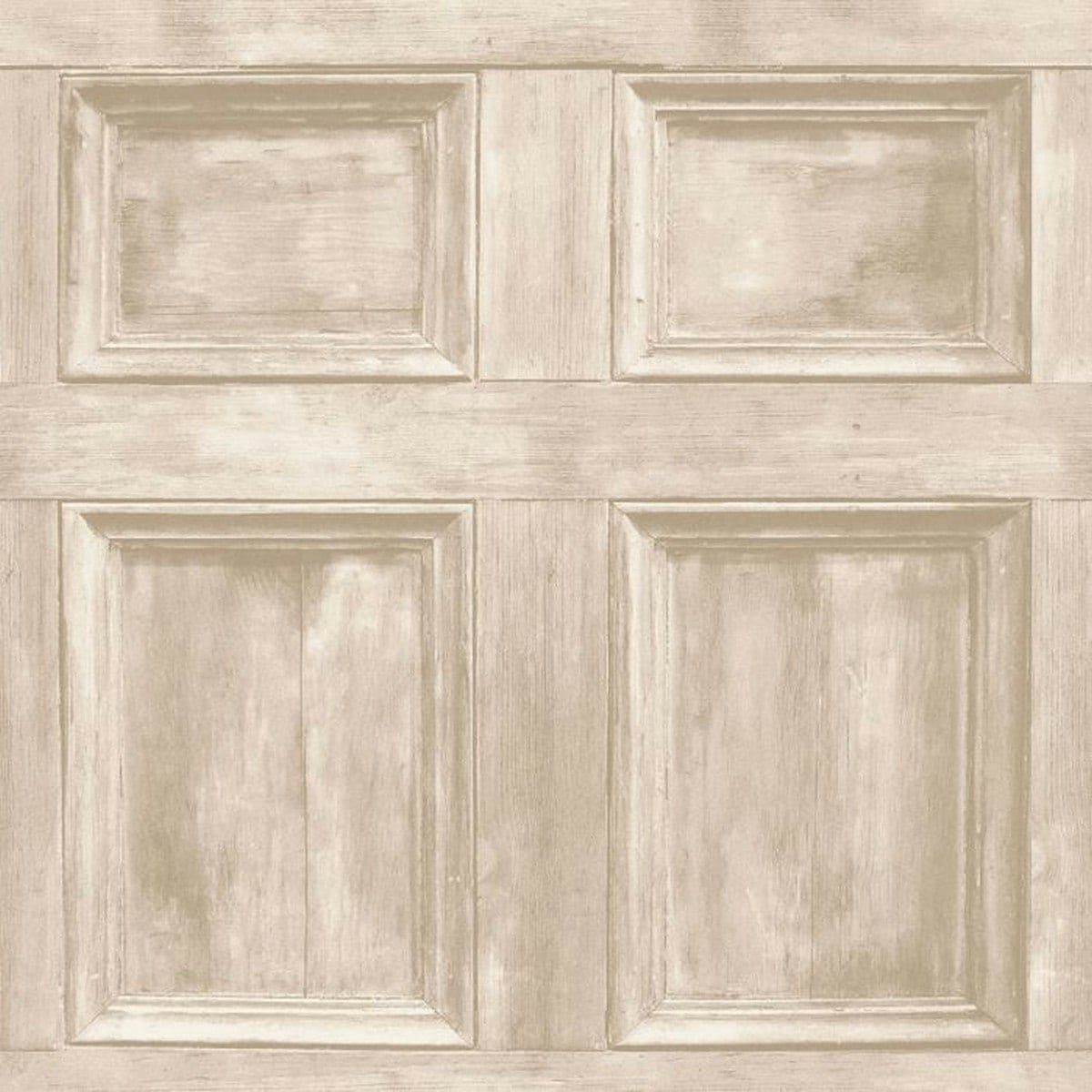 Fine Decor Distinctive Wood Panel Wallpaper - Cream - 10m x 52cm Cream