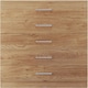 image 8 of Dakota 5 Drawer Chest Brown | Oak Effect