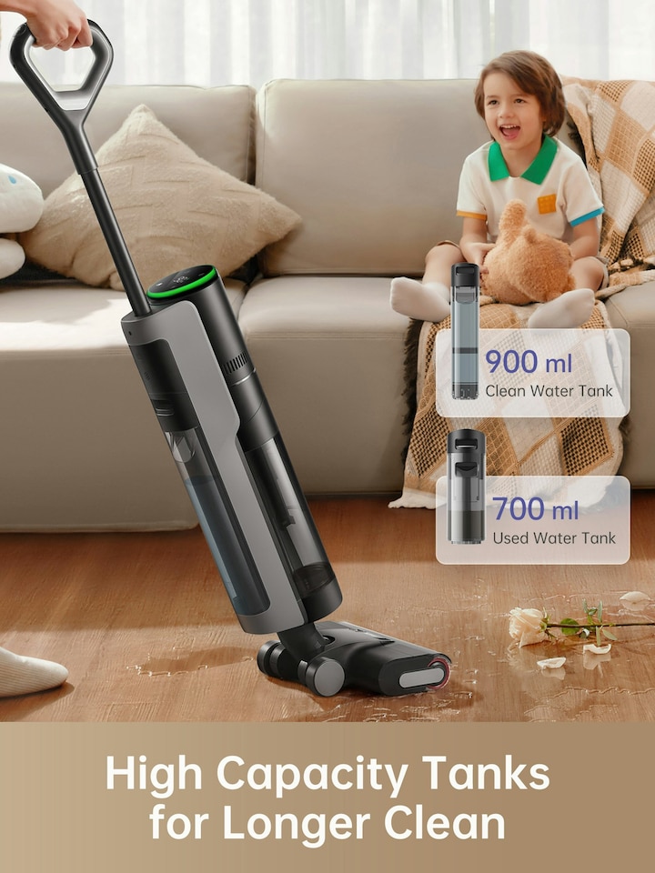 image 1 of Dreame H12 Pro Wet Dry Vacuum Cleaner, Smart Floor Cordless Vacuum Cleaner & Mop for Hard Floors with Hot Air Drying
