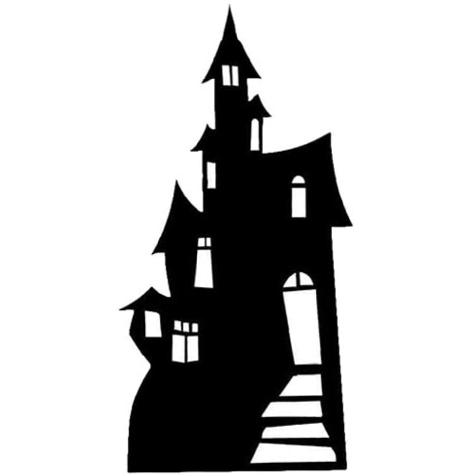 Haunted House Large Halloween Lifesize Cardboard Cutout 166cm