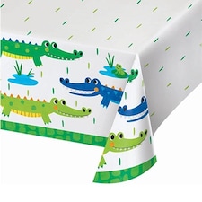 Alligator Party Paper Tablecover 259cm x 137cm