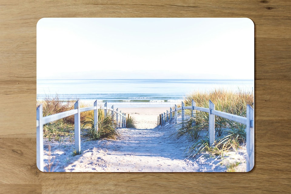 image 1 of Path to the beach at baltic sea (Placemat & Coaster Set)