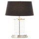 image 1 of Interiors by Premier Glass Cylinder Table Lamp Brown