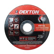 Dekton Ultra Thin 115 X 1mm Stainless Steel Cutting Discs Metal Cutting Slitting