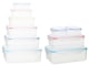 image 3 of Herrela Set of 10 Food Containers with Airtight Lids