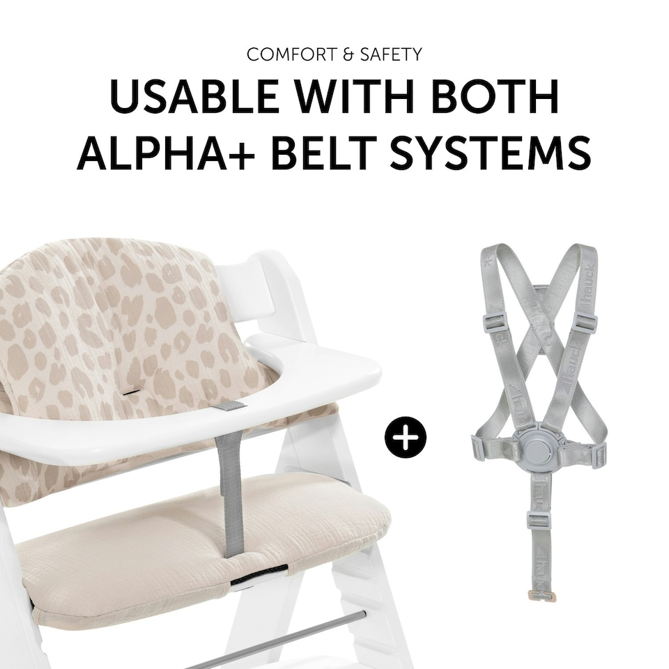 image 1 of Hauck Alpha Highchairpad Select - Leo Natural