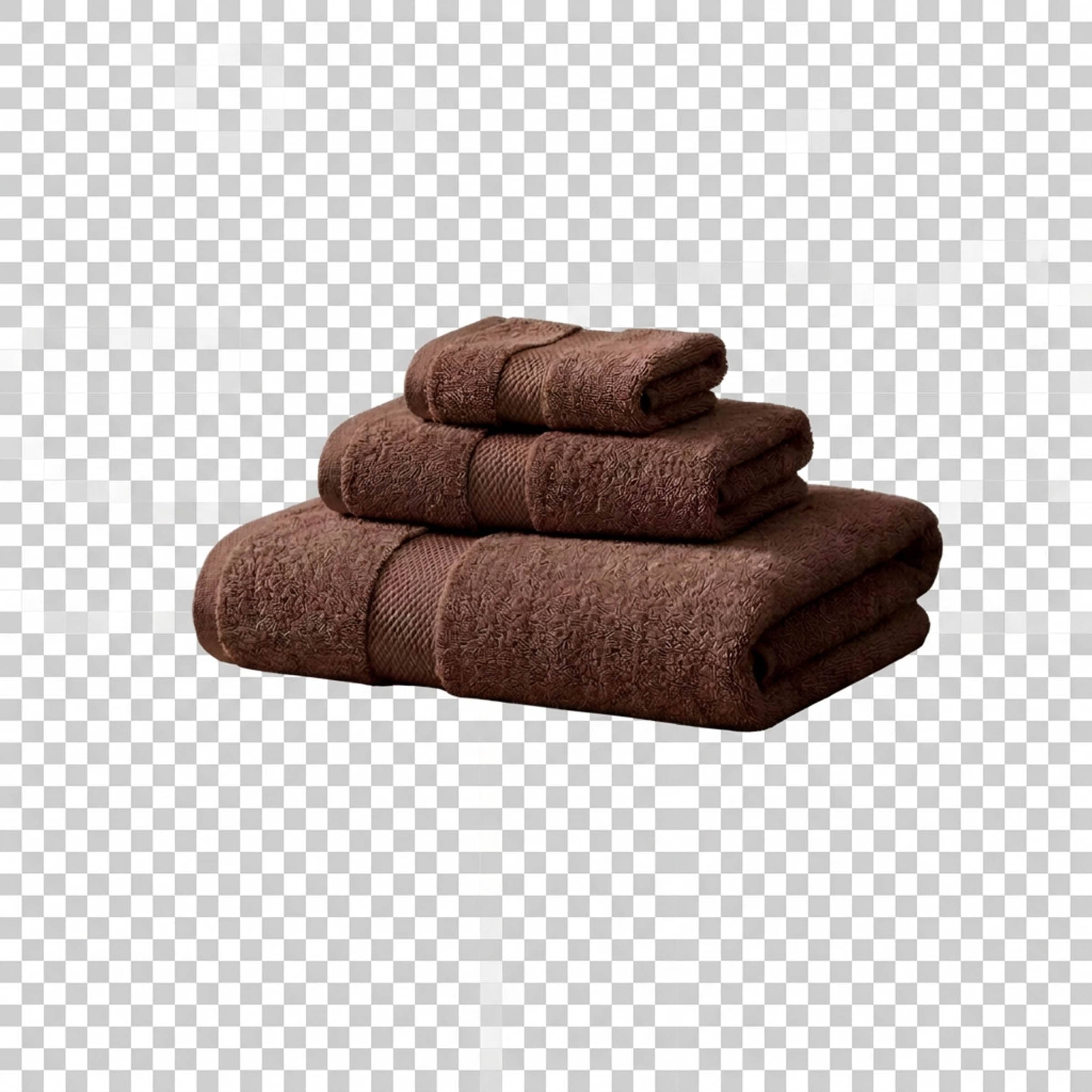 Vision V475 - 3 Piece 100% Cotton Towel Bundle in Chocolate