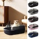 image 3 of Living and Home Large Anti-splashing Detachable Cat Litter Box | Grey