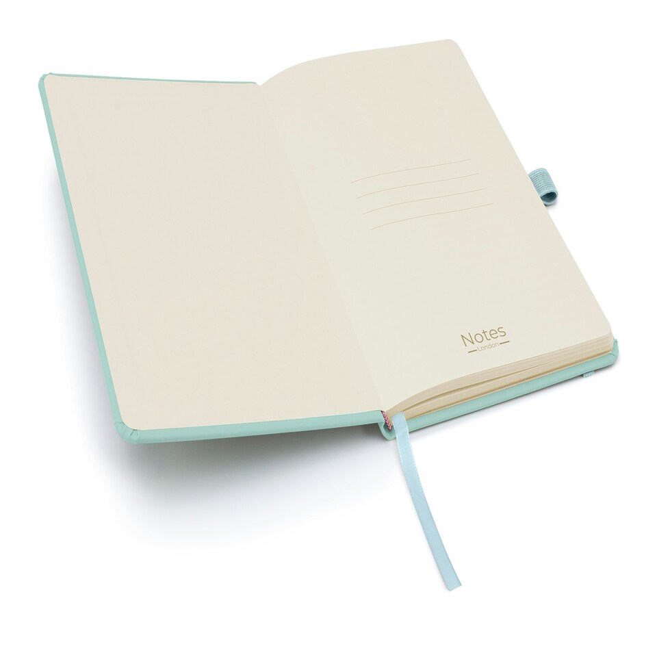 image 1 of Notes London A5 Wilson Lined Page Notebook Pastel Celeste