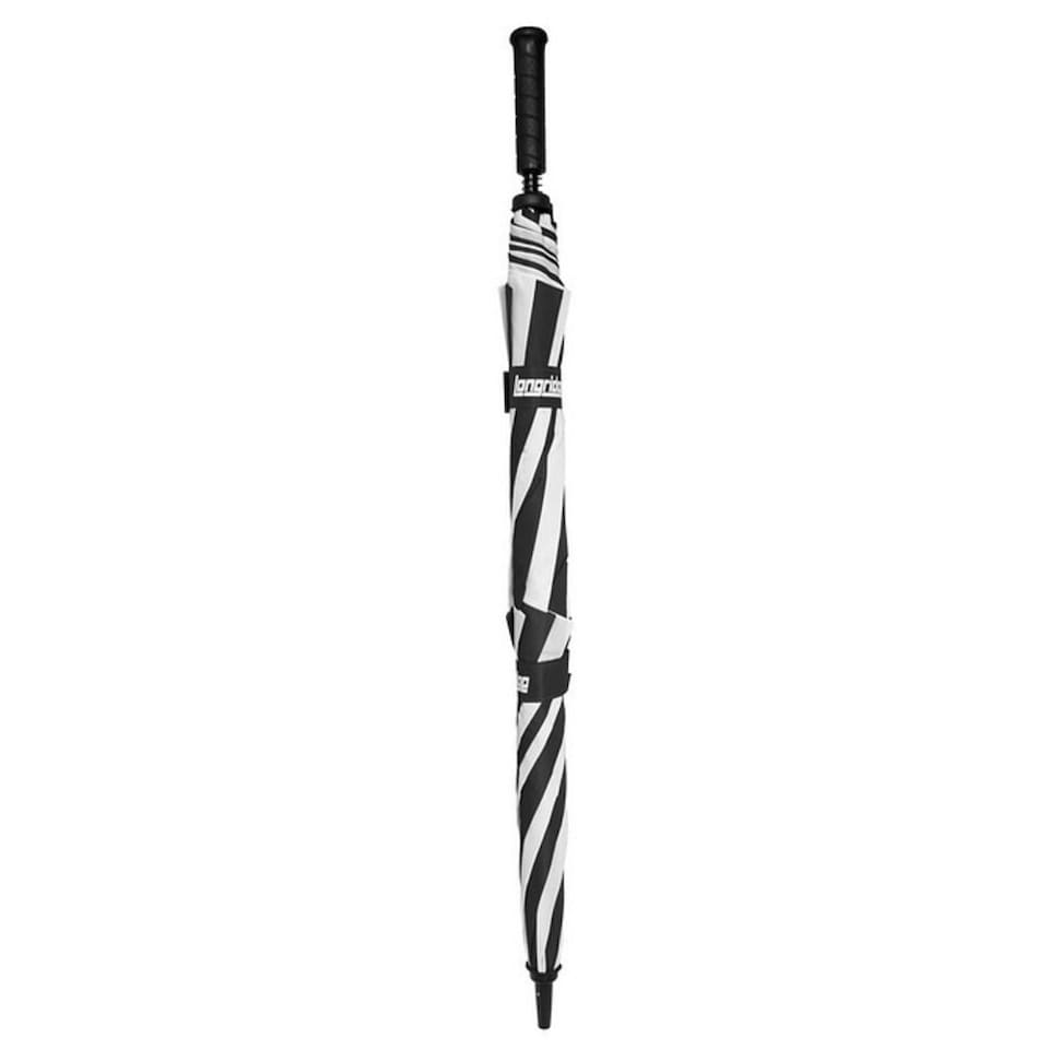 image 1 of Longridge Double Canopy Golf Umbrella - Black/White - One Size