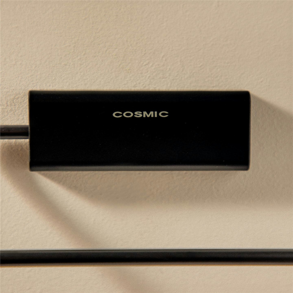 image 1 of Cosmic Wall Mounted Towel Ring Embrace Design with Chrome Finish for Bathroom