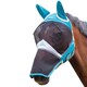 image 2 of Shires Fine Mesh Horse Fly Mask With Ears & Nose - Teal - X Full