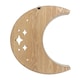 image 2 of Something Different Wooden Crescent Moon Wall Shelf - Brown - One Size