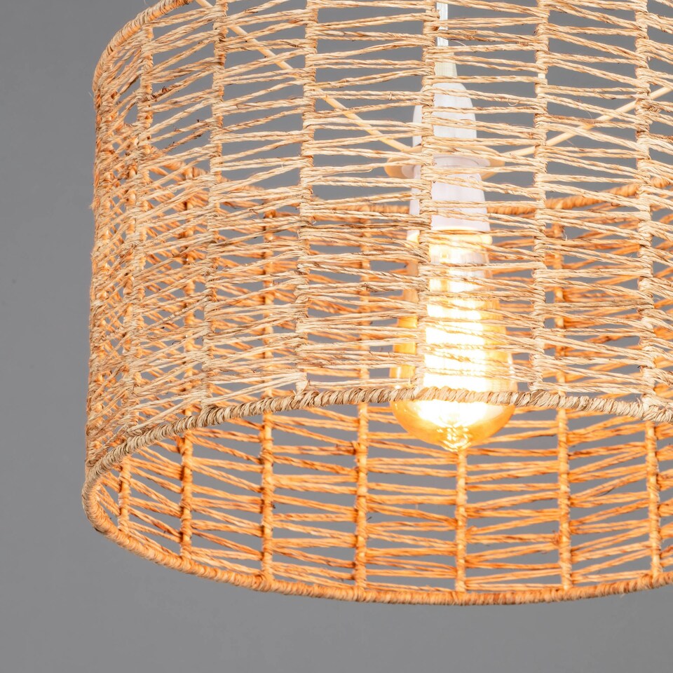 image 1 of BHS Jute Easy Fit Light Shade, Natural
