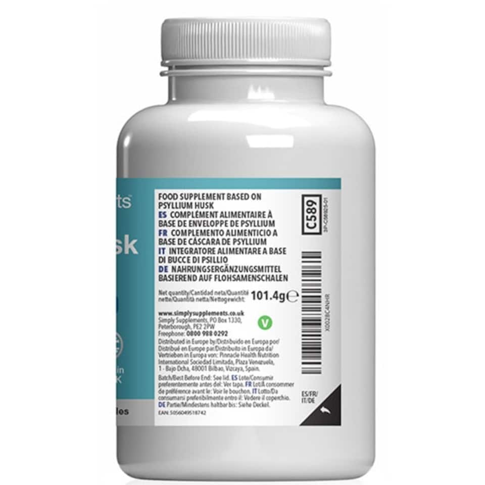 image 1 of Psyllium Husk 2250mg - 120 Capsules