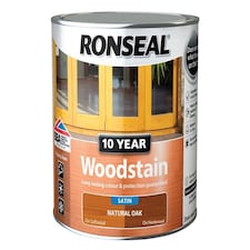 Ronseal 10 Year Woodstain Natural Oak 2.5L - BBA Approved