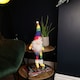 image 3 of 47cm Rainbow Plush Seated Christmas Gonk with Dangly Legs Decoration