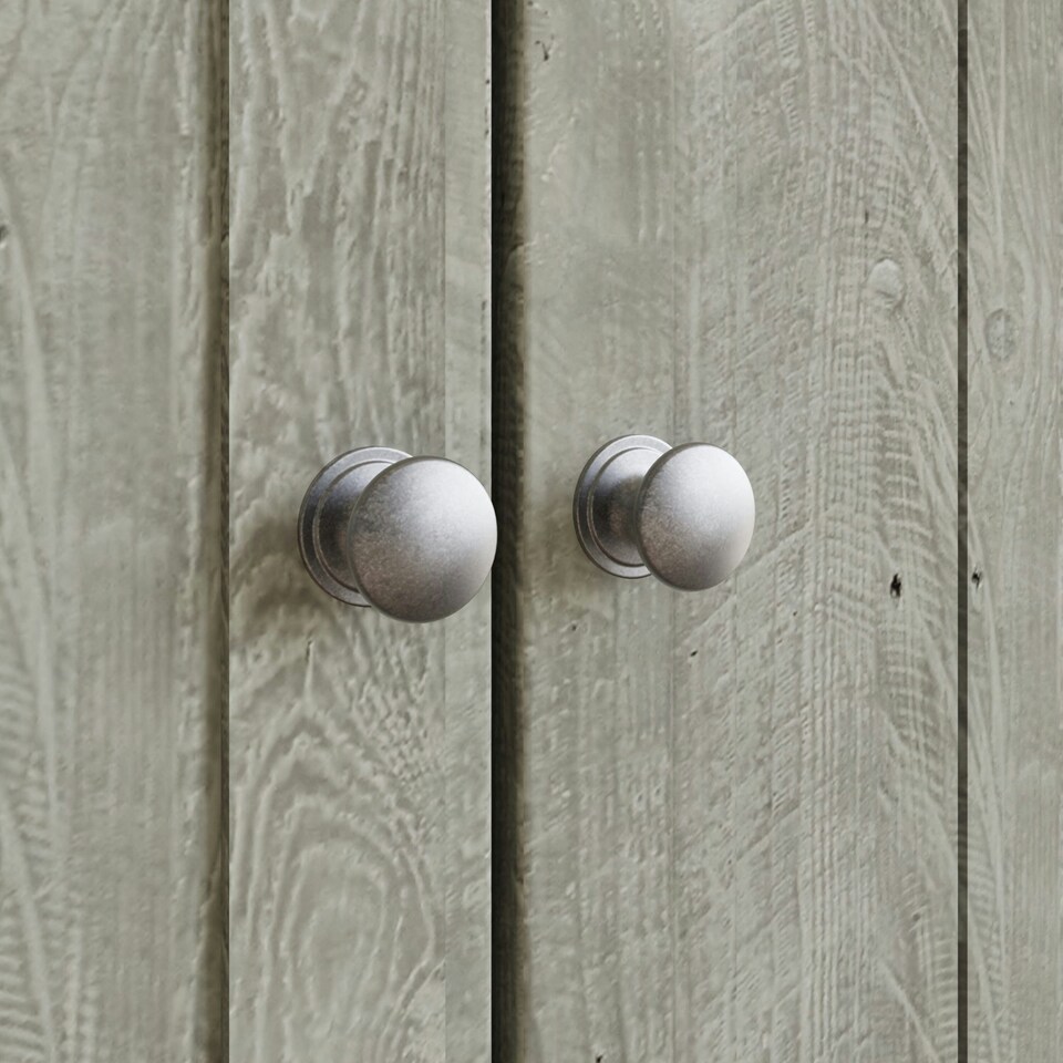 image 1 of Bowood 4 Door Large Sideboard Solid Reclaimed Limewashed Pine Green