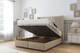 image 2 of Sloomy Camden Almond Coniston Ottoman Bed With Mattress With 54" Wingback Headboard 3' Single