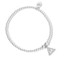 image 3 of Harry Potter Ball Bead Bracelet with Deathly Hallows Charm and Crystal elements BHPSB054