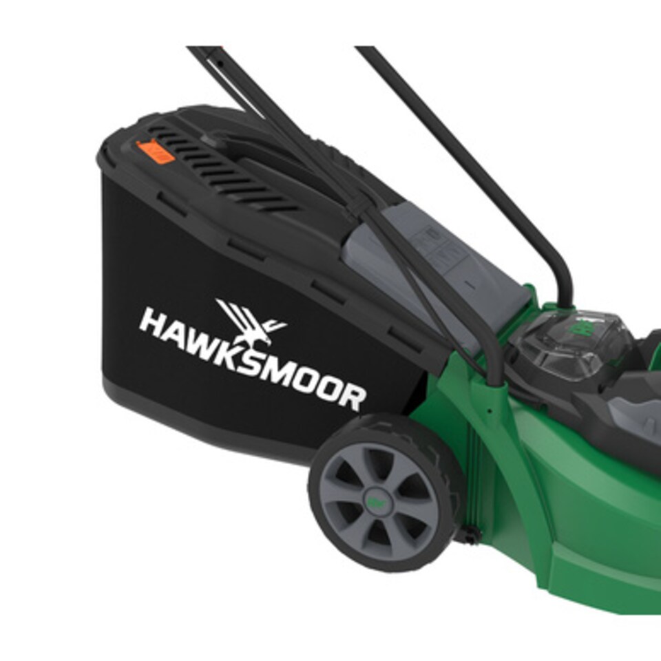 image 1 of Hawksmoor 18V Cordless Lawnmower & Grass Trimmer Kit 1 x 4.0Ah