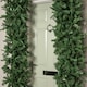 image 2 of 8ft (2.52m) Slimline Single Door Artificial Christmas Tree Arch in Green with 2000 Tips