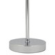 image 2 of First Choice Lighting Chrome Stick Table Lamp with Green Crushed Velvet Shade Chrome | Green