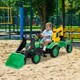 image 4 of COSTWAY 3 in 1 Kids Ride On Excavator Pedal car Bulldozer Green