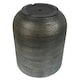 image 5 of 39cm x 33cm Coya Silver Ridged Planter Large Composite Plant Pot